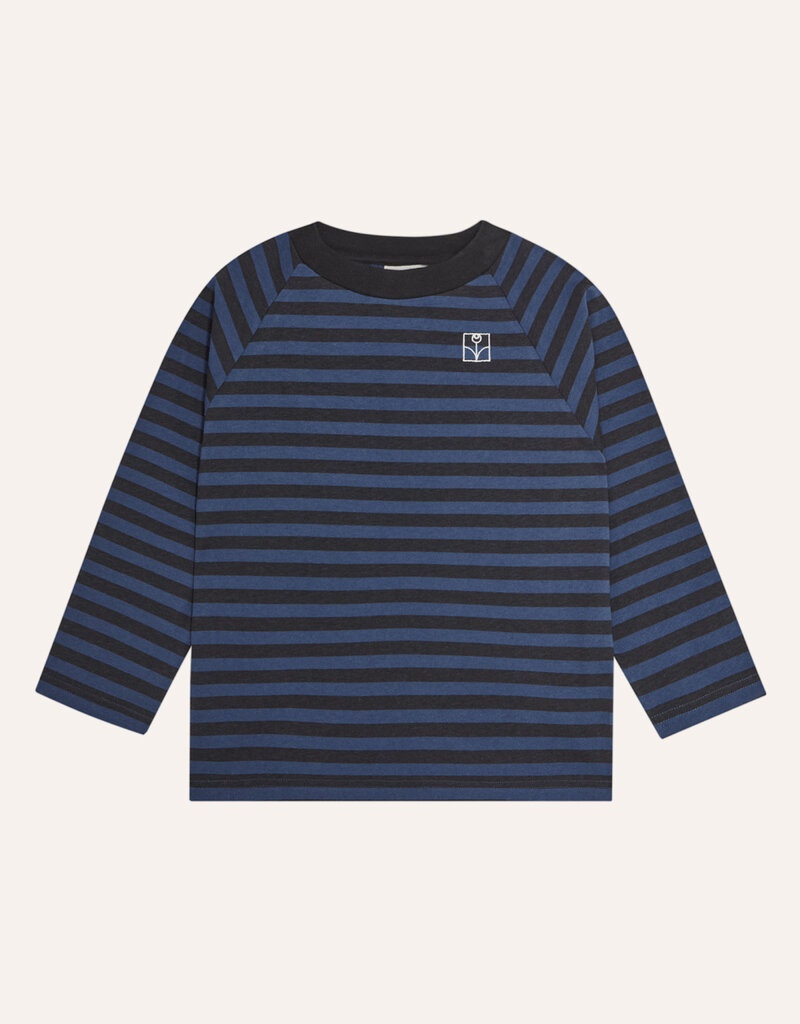 The Campamento Blue and Grey Stripes Tshirt aw26