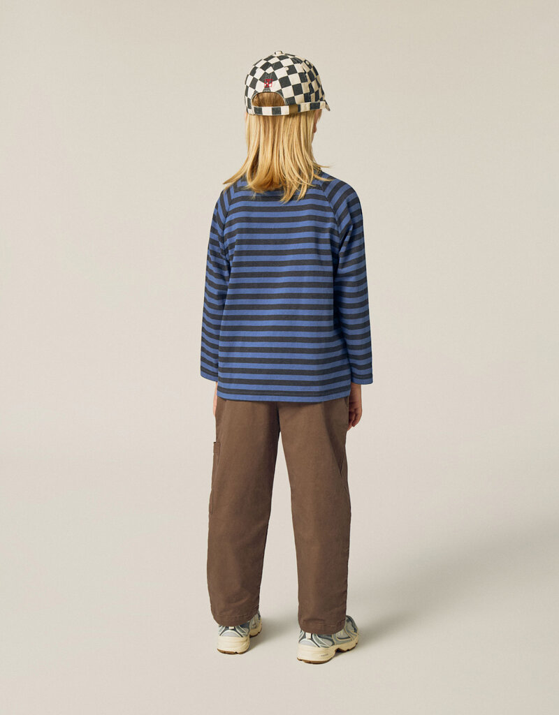 The Campamento Blue and Grey Stripes Tshirt aw26
