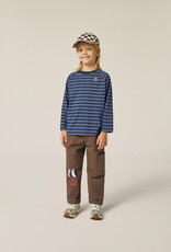 The Campamento Blue and Grey Stripes Tshirt aw26