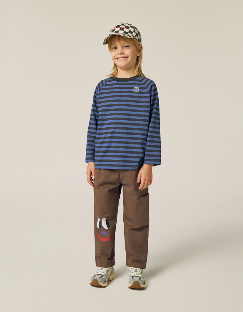 The Campamento Blue and Grey Stripes Tshirt aw26