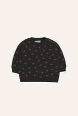 The Campamento Flowers Grey Baby Sweatshirt aw26