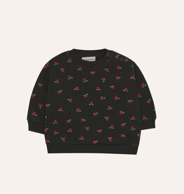 The Campamento Flowers Grey Baby Sweatshirt aw26