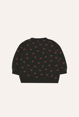 The Campamento Flowers Grey Baby Sweatshirt aw26