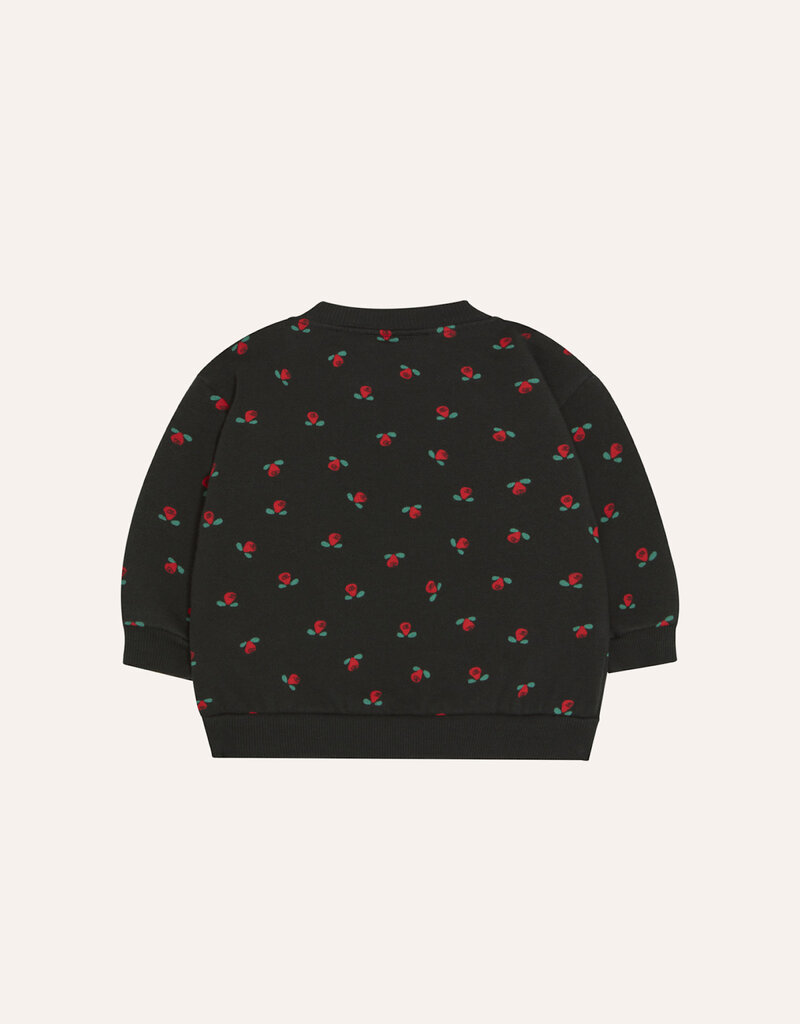 The Campamento Flowers Grey Baby Sweatshirt aw26
