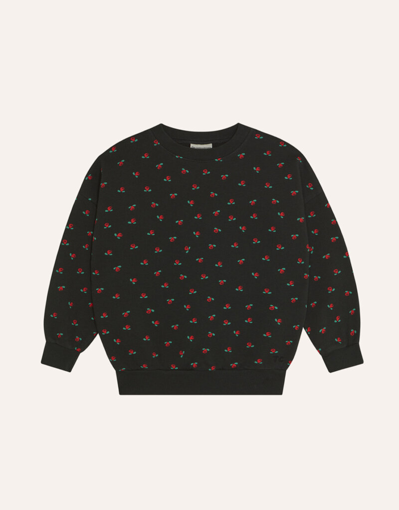 The Campamento Flowers Grey Sweatshirt aw26