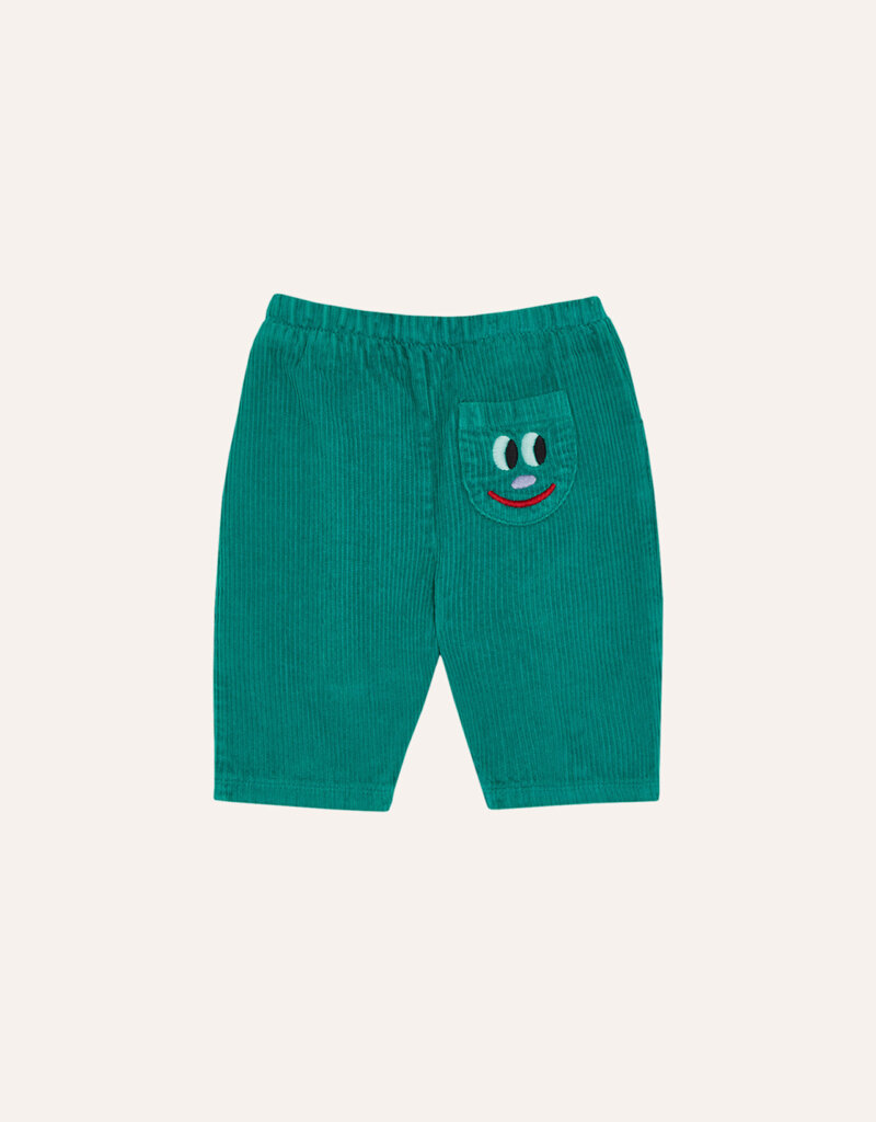 The Campamento Green Corduroy Baby Trousers aw26