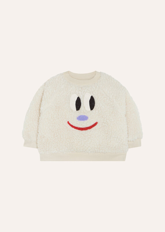 The Campamento Smiling Face Baby Sweatshirt aw26