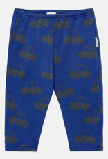 Weekend House Kids Cars all over baby  fleeced leggings Blue aw26