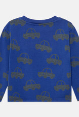 Weekend House Kids Cars all over baby t-shirt Blue aw26