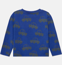 Weekend House Kids Cars all over baby t-shirt Blue aw26