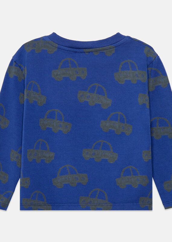 Weekend House Kids Cars all over baby t-shirt Blue aw26