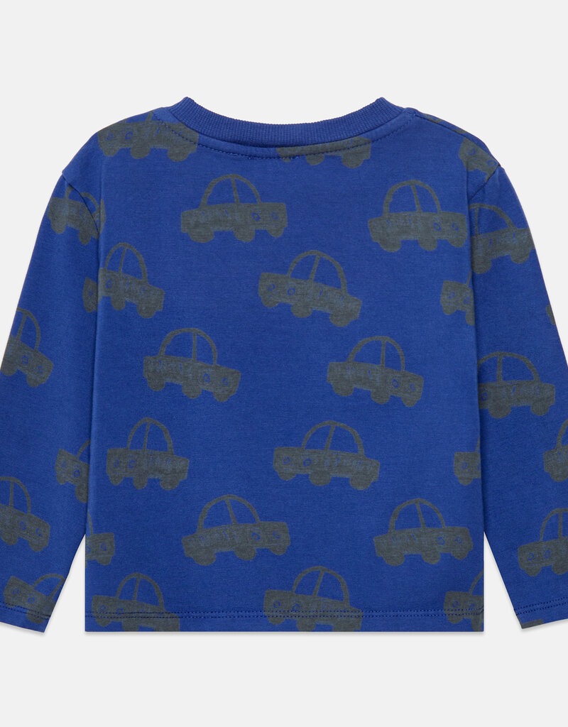 Weekend House Kids Cars all over baby t-shirt Blue aw26