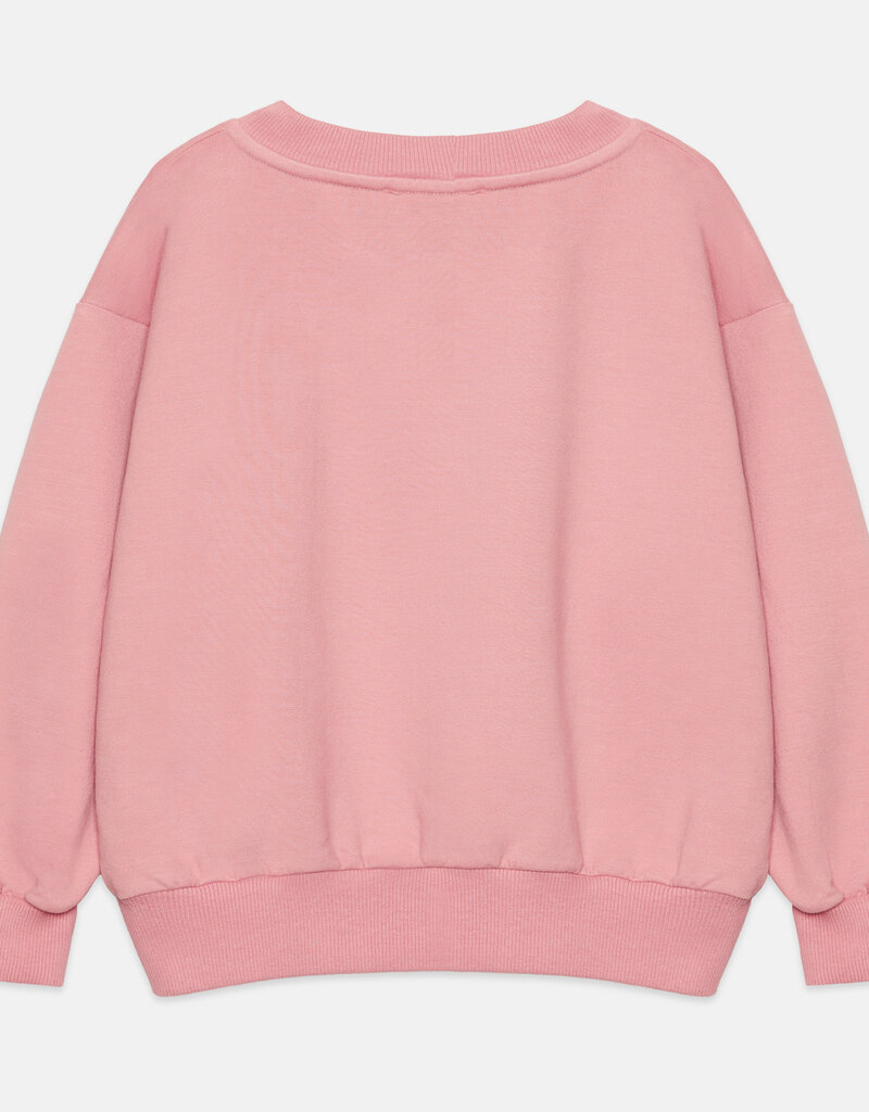 Weekend House Kids Messy hair sweatshirt Pink aw26