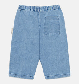 Weekend House Kids Pom pom dog baby denim pants Blue aw26