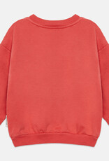 Weekend House Kids Pom pom dog baby sweatshirt Red aw26