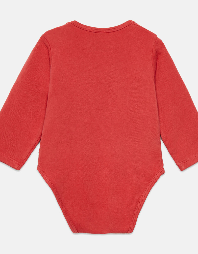 Weekend House Kids Pom pom dog body Red aw26
