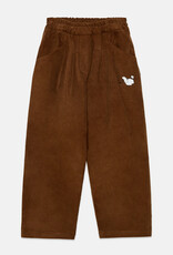Weekend House Kids Pom pom dog corduroy pants Brown aw26