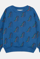 Weekend House Kids Slides all over sweatshirt Dark blue aw26
