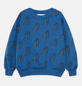 Weekend House Kids Slides all over sweatshirt Dark blue aw26