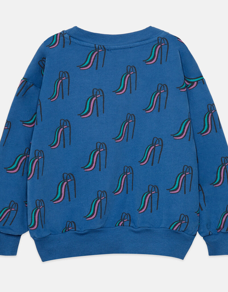 Weekend House Kids Slides all over sweatshirt Dark blue aw26