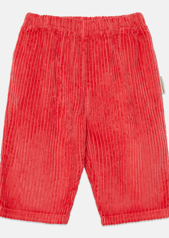 Weekend House Kids Whk corduroy baby pants Red aw26