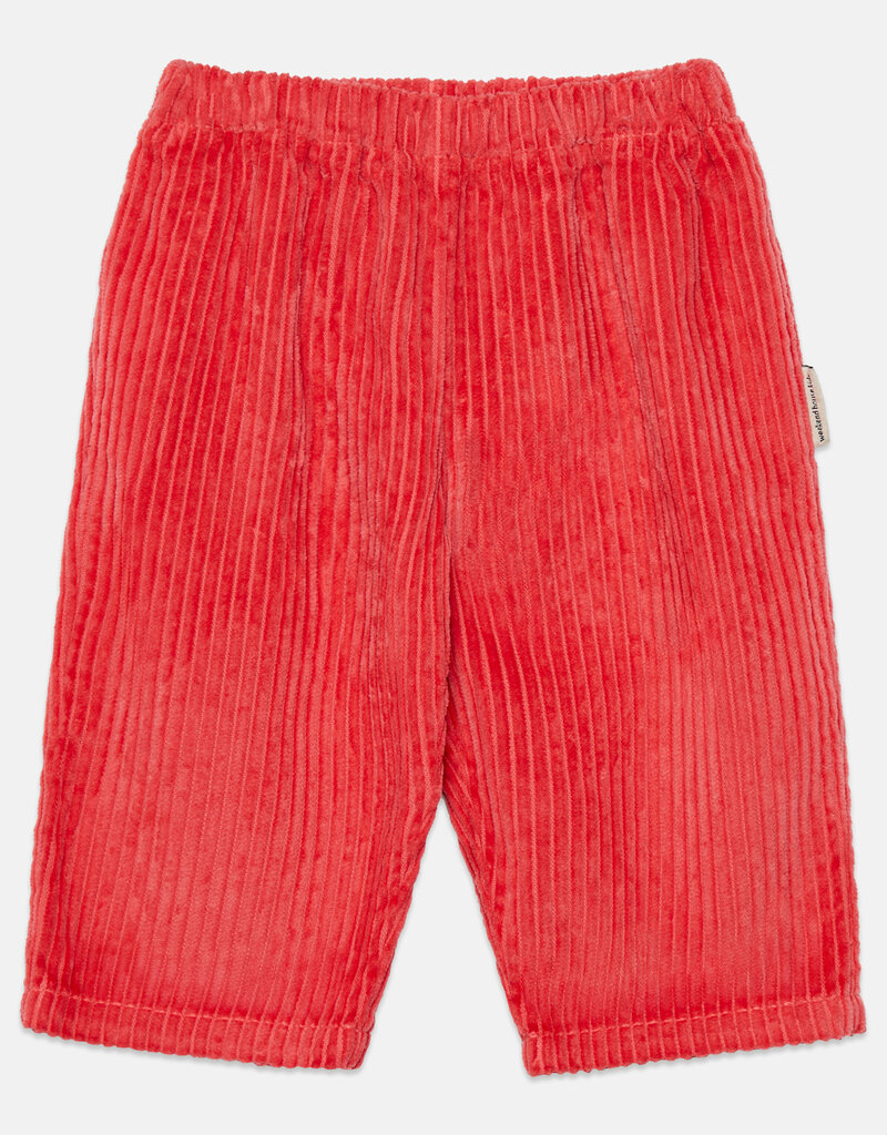 Weekend House Kids Whk corduroy baby pants Red aw26