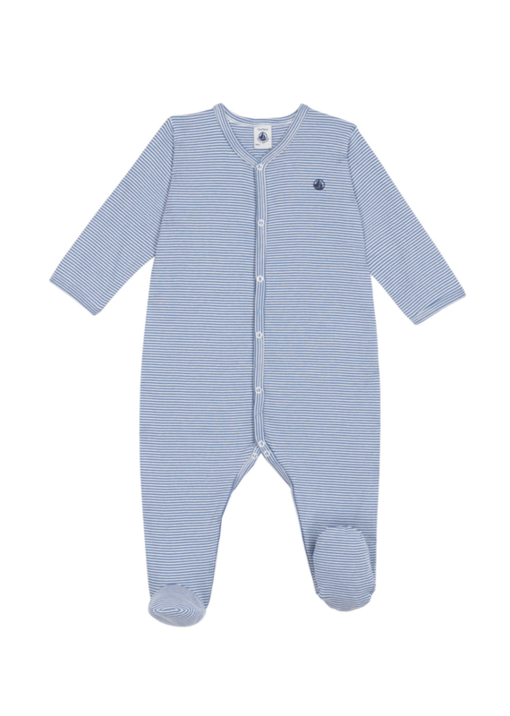 Petit Bateau Dors Bien Y A0Ggv Riviera/Marshmallow aw26