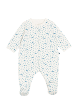 Petit Bateau Dors Bien Zippe A0G9P Marshmallow/Multico aw26