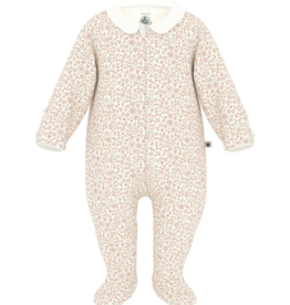 Petit Bateau Dors Bien Zippe A0Goe Marshmallow/Multico aw26