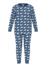 Petit Bateau Pyjama A0Glj Outremer/Marshmallow aw26