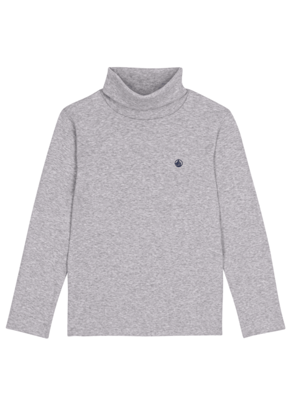 Petit Bateau Sous Pull A0Ef6 Fumee Chine aw26