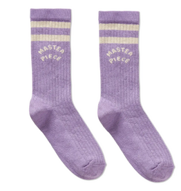 Sproet & Sprout Socks master piece purple Crayon cloud aw26
