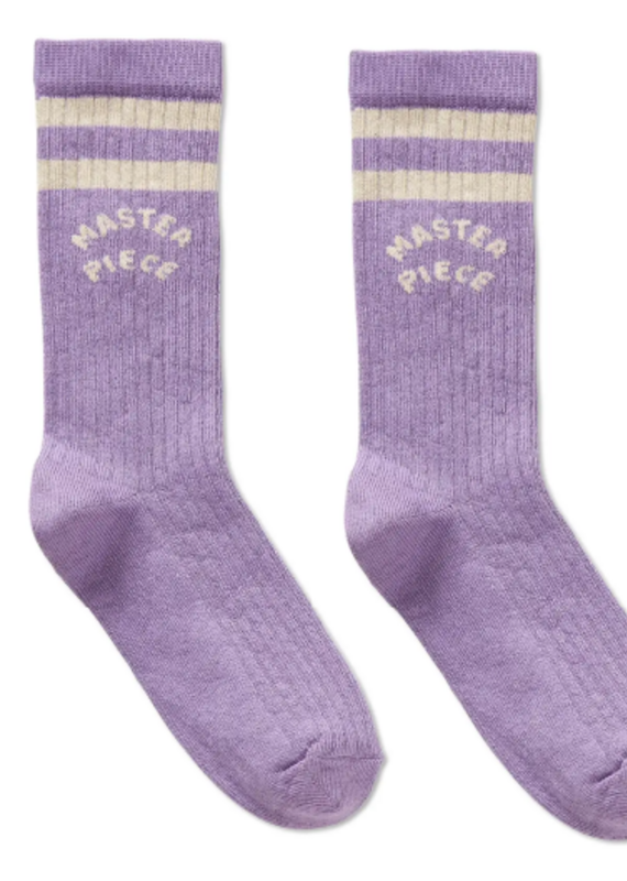 Sproet & Sprout Socks master piece purple Crayon cloud aw26