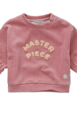 Sproet & Sprout Baby sweatshirt rib pink Painters blush aw26