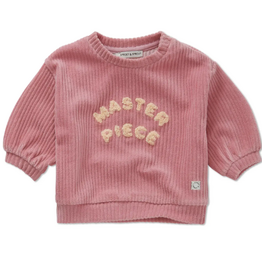Sproet & Sprout Baby sweatshirt rib pink Painters blush aw26