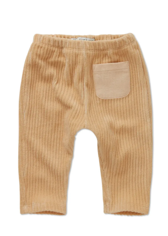 Sproet & Sprout Baby velvet rib pants sand Sand aw26