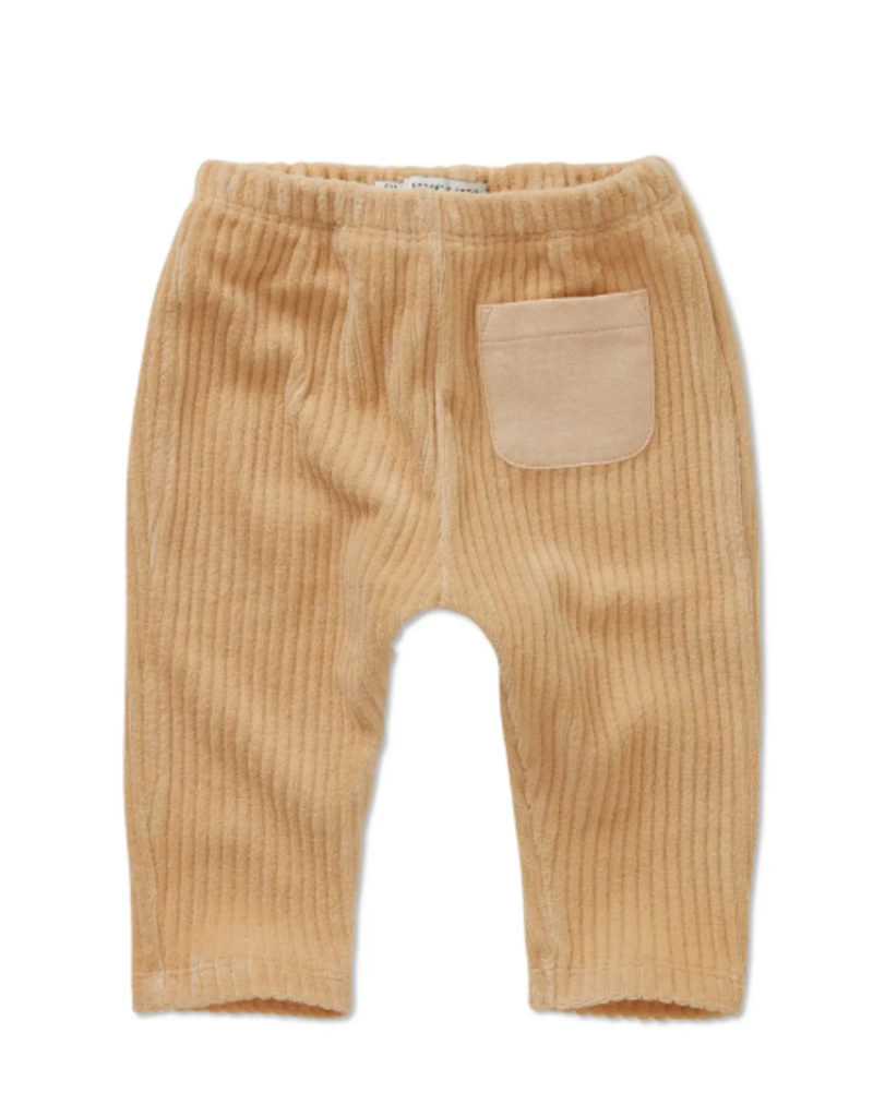 Sproet & Sprout Baby velvet rib pants sand Sand aw26