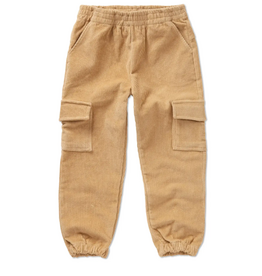 Sproet & Sprout Corduroy woven cargopants  Sand aw26