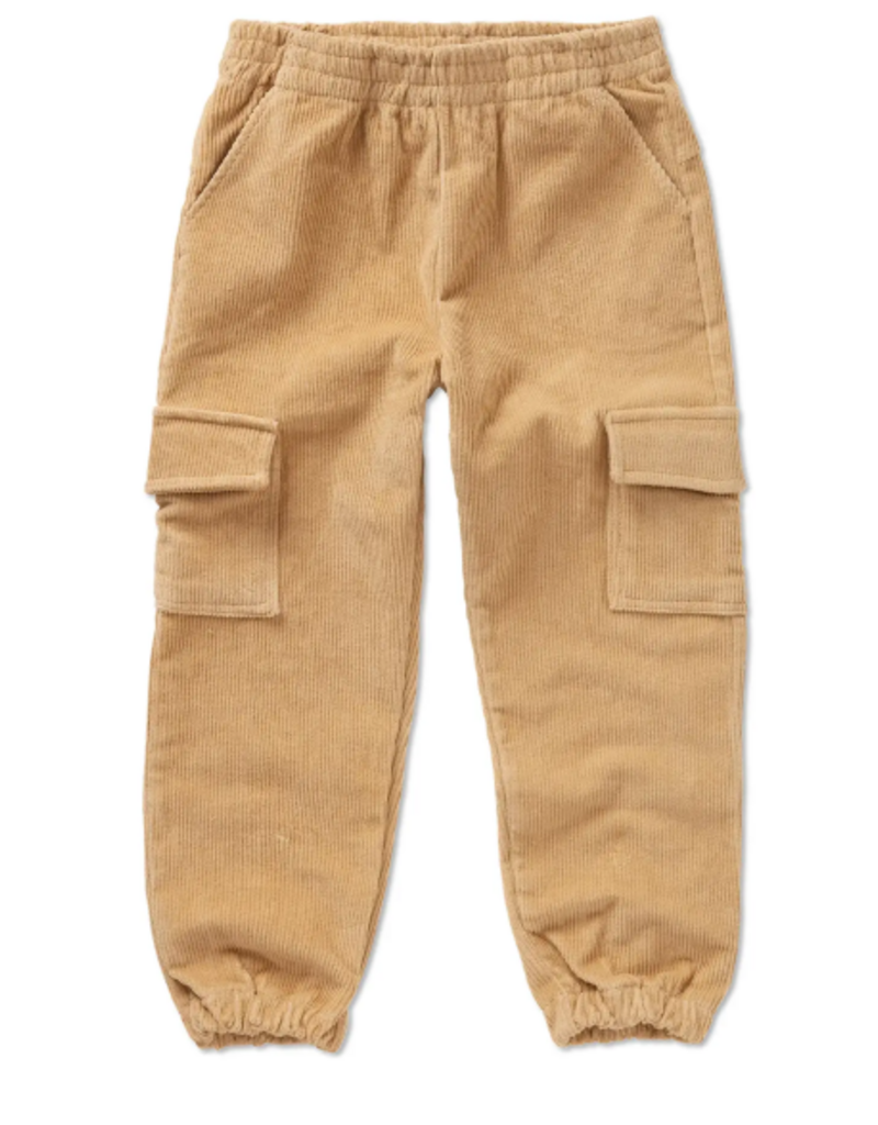 Sproet & Sprout Corduroy woven cargopants  Sand aw26