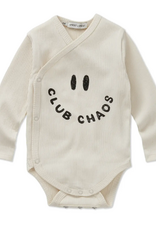 Sproet & Sprout Rib romper Club Chaos Ivory aw26