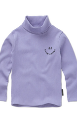 Sproet & Sprout Rib turtle neck purple  Crayon cloud aw26