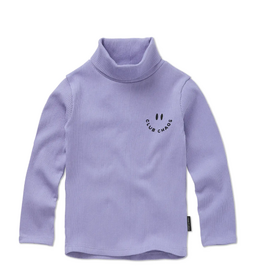 Sproet & Sprout Rib turtle neck purple  Crayon cloud aw26