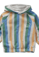 Sproet & Sprout Sweatshirt hoody stripes  Grey melee aw26