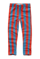 Sproet & Sprout Winter legging blue red stripe Vivid red aw26
