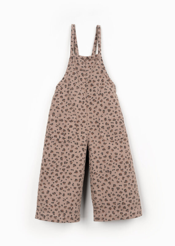 Play Up Printed Twill Jumpsuit E834B Drawing Aw26