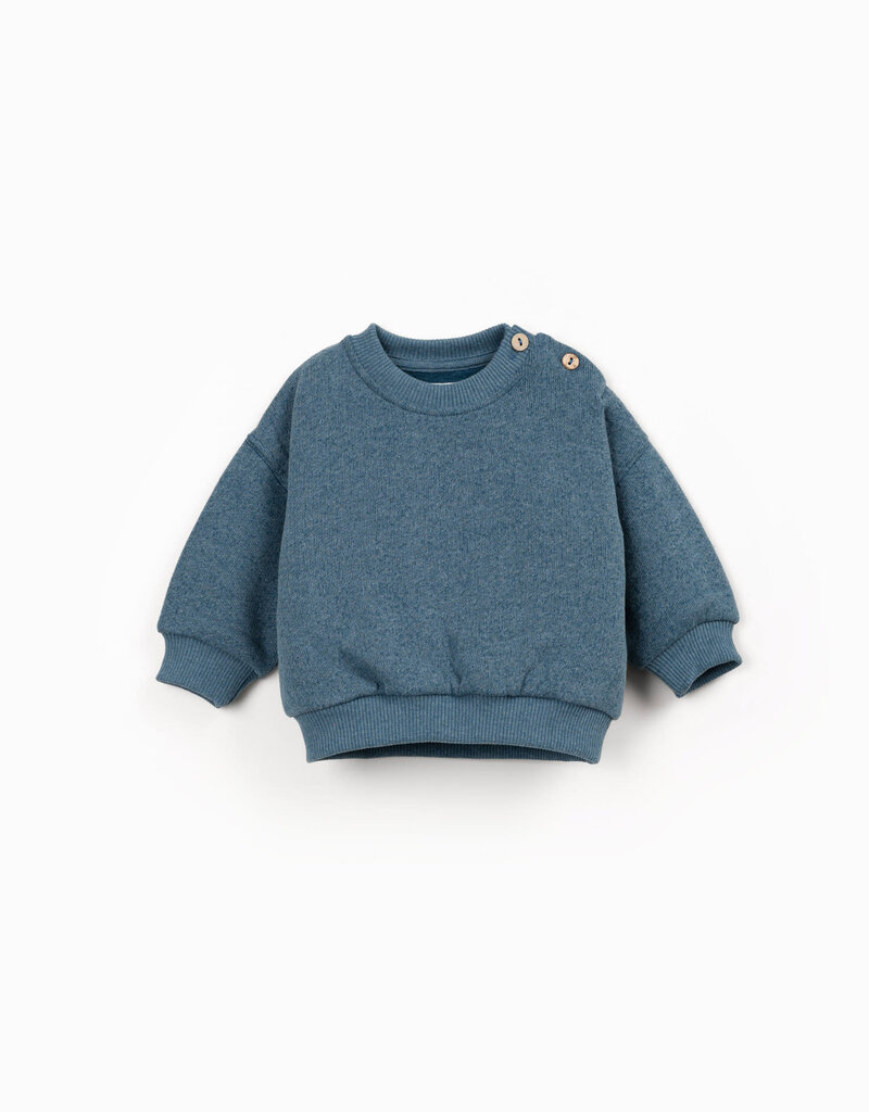 Play Up Fleece Sweater P6188 Cyanotype Aw26