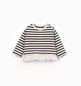 Play Up Striped Jersey Sweater R375B Cocoon Aw26