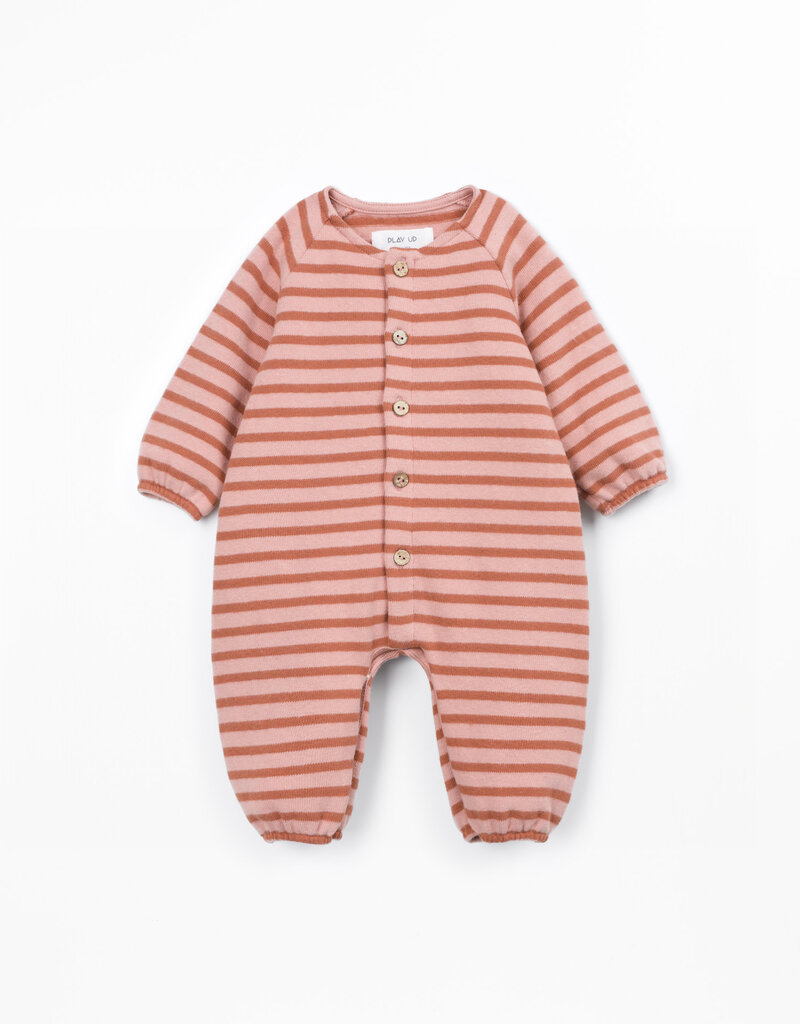 Play Up Striped Flamé Jersey Jumpsuit R376R Tapestry Aw26