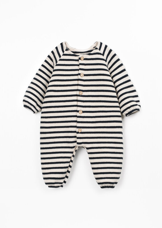 Play Up Striped Flamé Jersey Jumpsuit R375B Cocoon Aw26