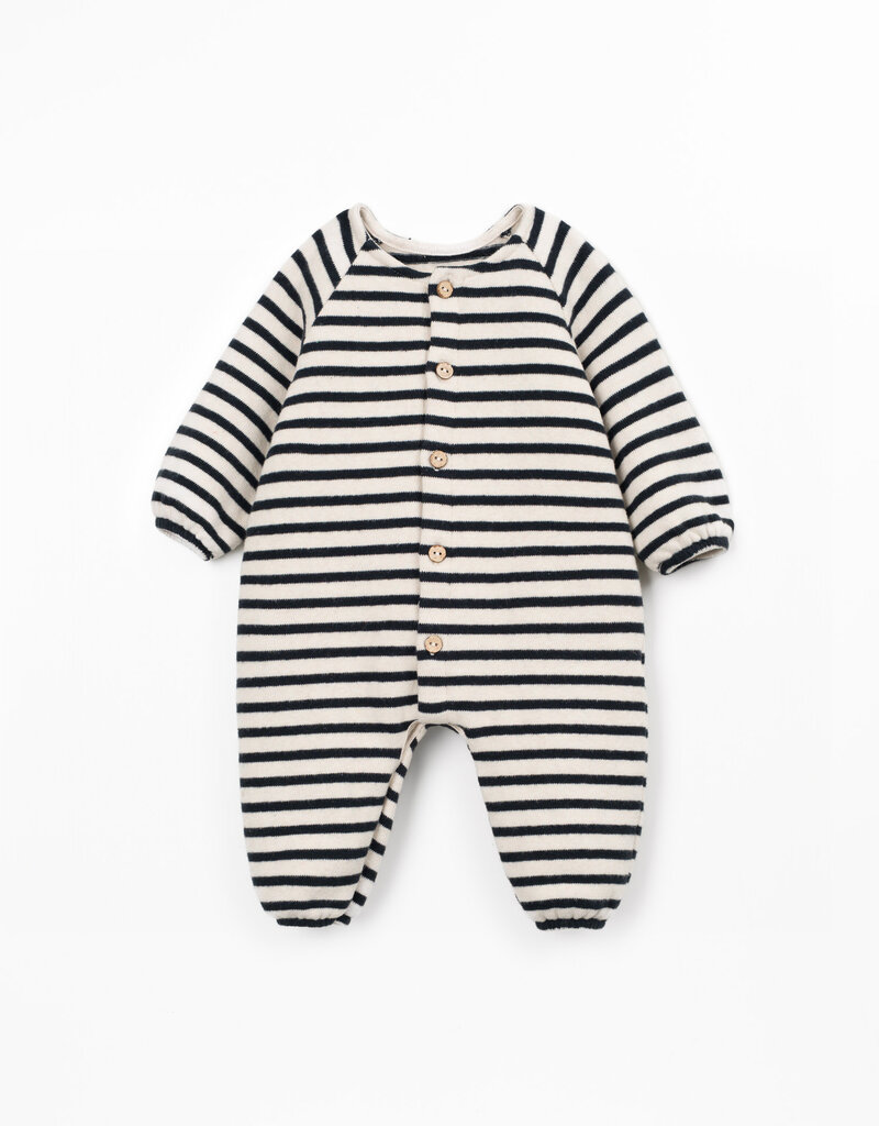 Play Up Striped Flamé Jersey Jumpsuit R375B Cocoon Aw26